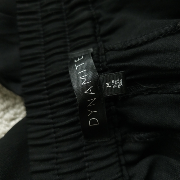 Dynamite Black Jogger Style Pant in size M - Picture 3 of 5